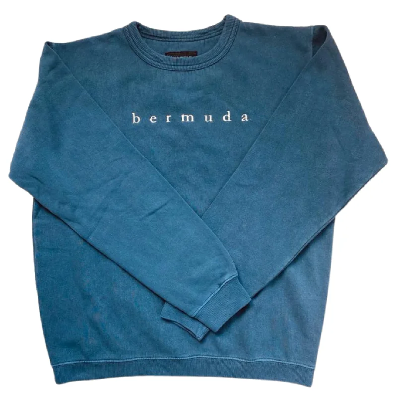 Embroidered small caps crewneck sweatshirt Hoodie with Fur Luxurious Winter