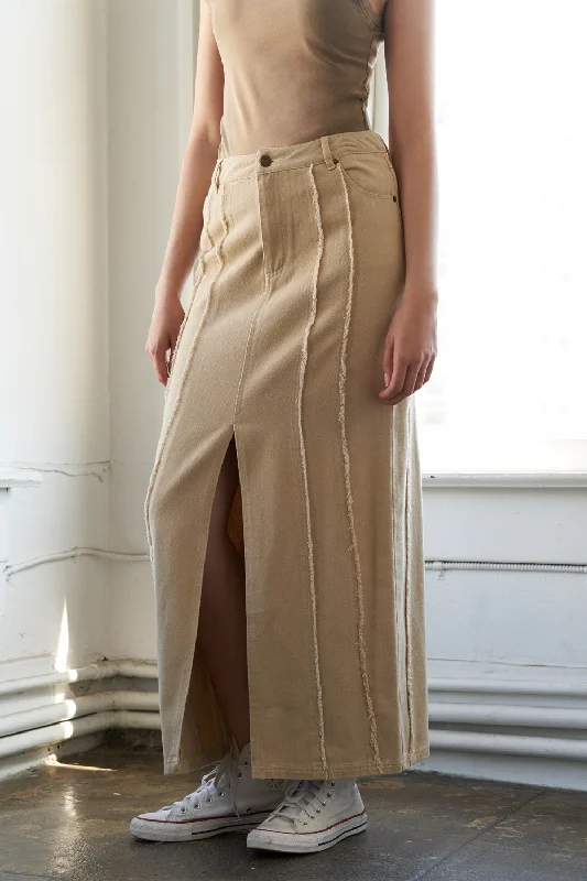 BETWEEN THE PAGES WOVEN SKIRT silk skirt lustrous