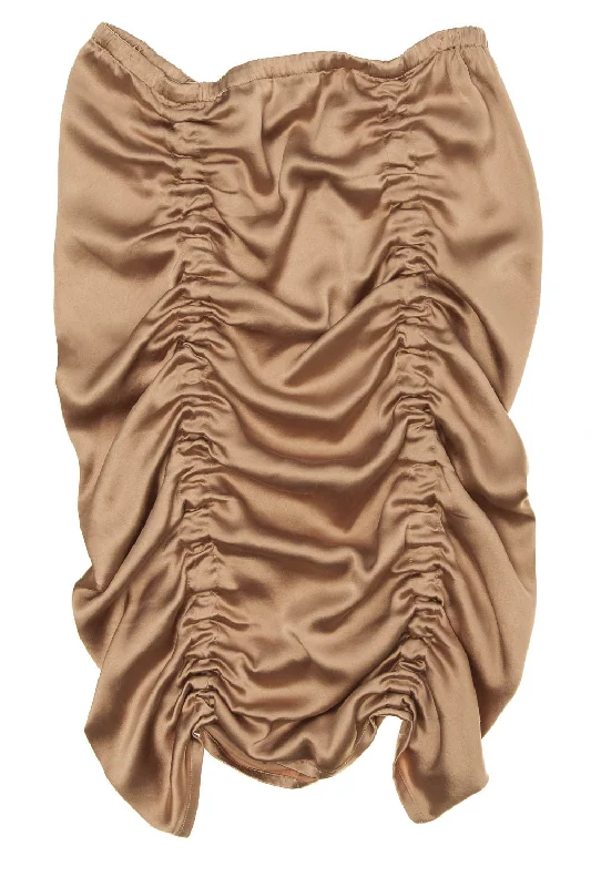 Iconic Tom Ford for Gucci - Ruffled Dusty Rose Skirt - IT 40 linen skirt airy