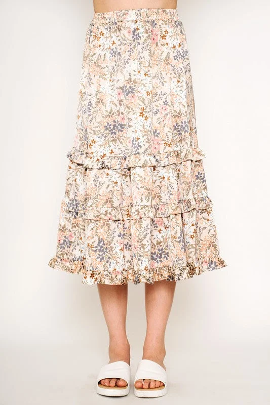 Highgarden Satin Skirt wrap skirt elegant