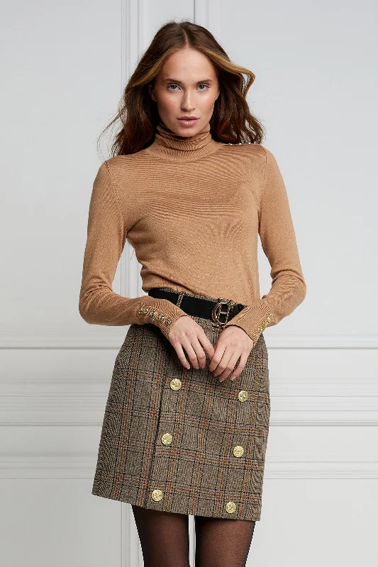 Knightsbridge Skirt (Bourbon Tweed) breathable skirt fabric