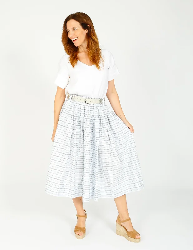 LFA 615 Stripe Skirt modal blend skirt