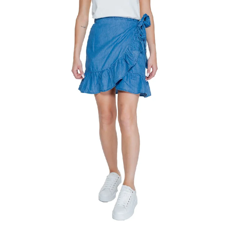 Only Light Blue Cotton Skirt tulle skirt dreamy