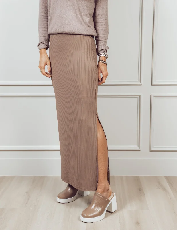 Mikaela Ribbed Skirt low waist skirt