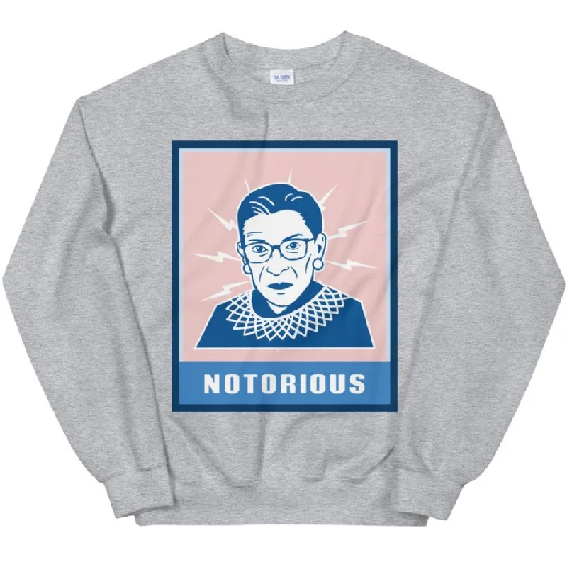 Notorious RBG -- Sweatshirt Hoodie with Drawcord Adjustable Secure