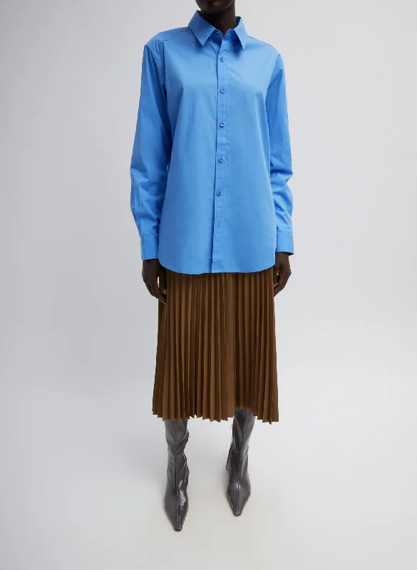 Nylon Pleating Sunray Pull On Skirt leather skirt refined