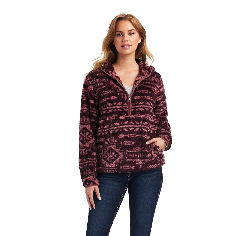 REAL Berber Pullover Sweatshirt Hoodie with Bell Sleeves Flared Feminine