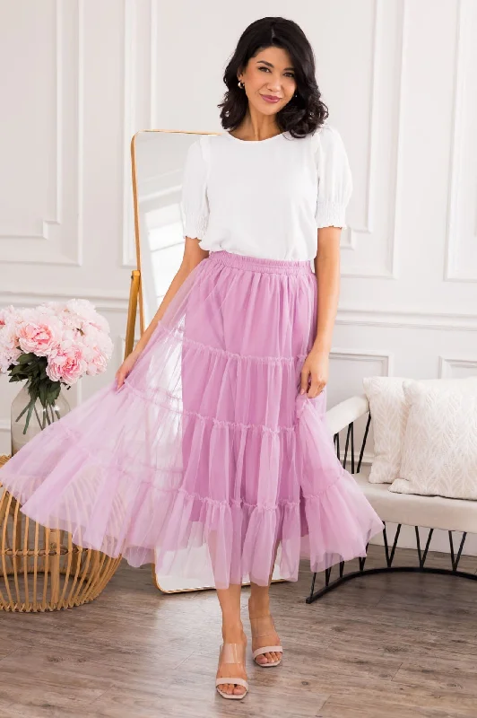 Pink & Fabulous Tulle Skirt lace skirt intricate