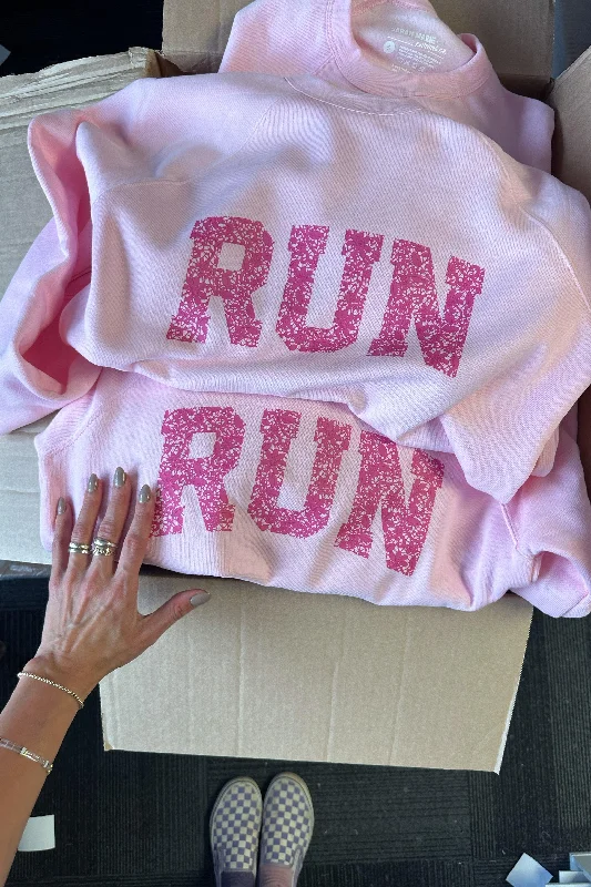 RUN Lace Limited Edition Sweatshirt Hoodie with Button Classic Timeless