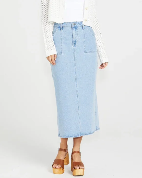 Sass Isella Denim Skirt casual skirt length