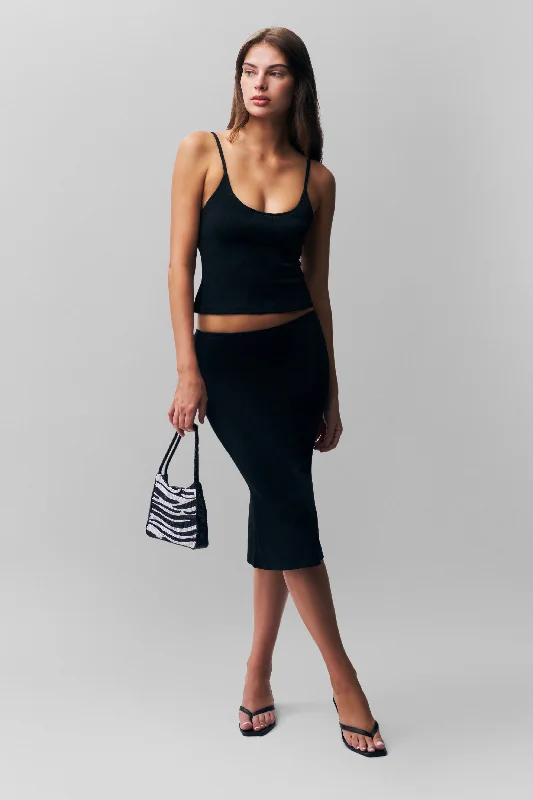 Selene Midi Skirt casual skirt length