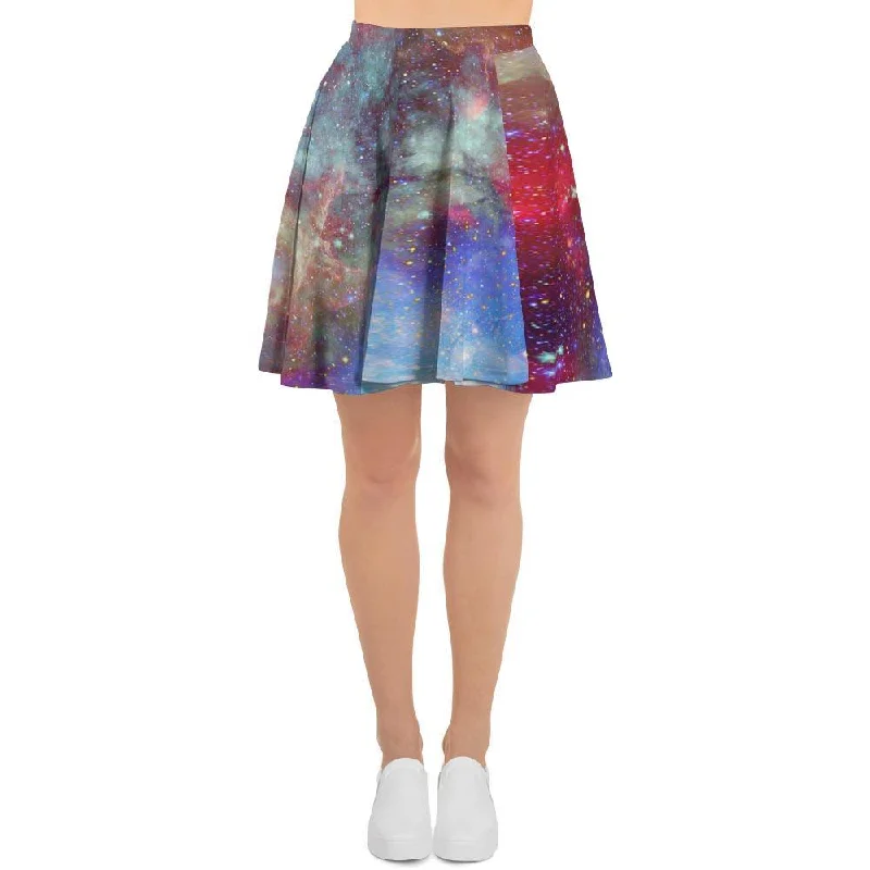 Star Nebula Galaxy Space Women's Skirt denim skirt classic