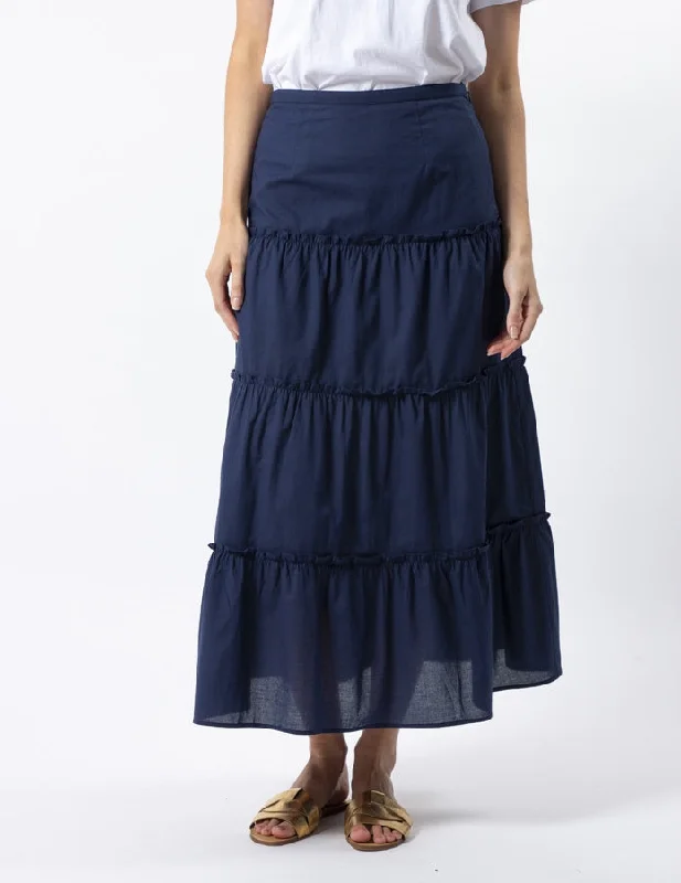 Stella + Gemma Dawson Skirt - Navy boho skirt vibe