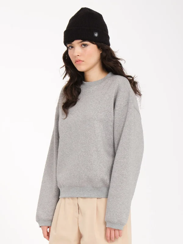 Stone Heart Ii Sweatshirt - HEATHER GREY Hoodie with Print Artistic Unique