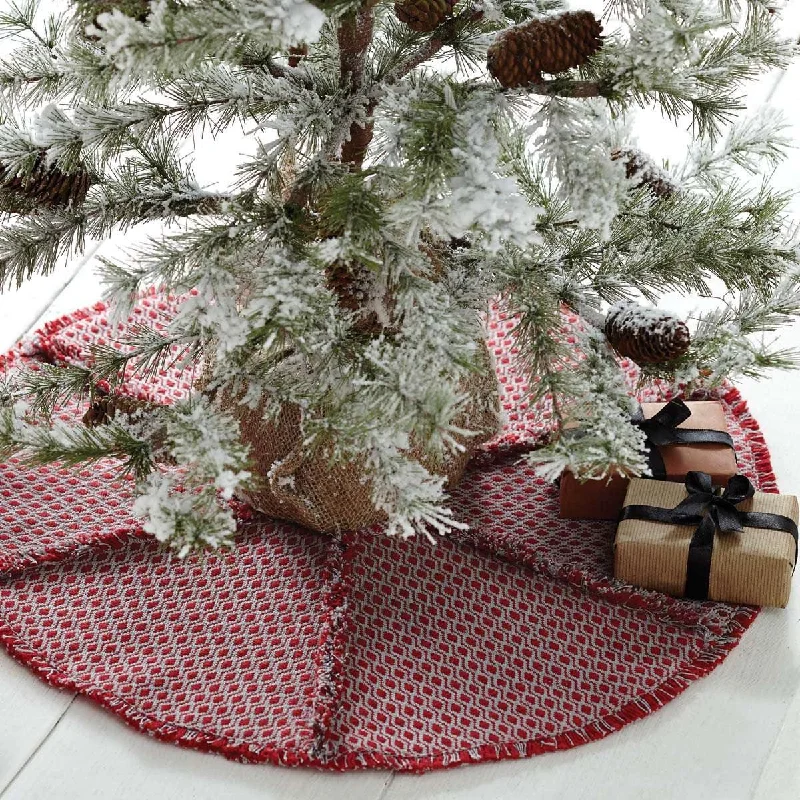 Tannen Mini Christmas Tree Skirt 21 VHC Brands wool skirt warm