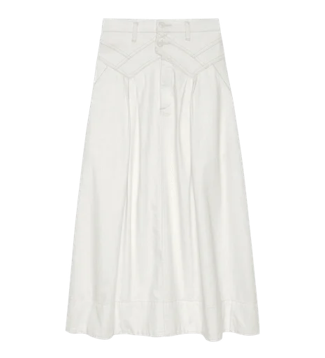 The Field Skirt satin skirt smooth
