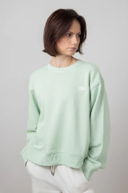 The North Face Evolution Fleece Sweatshirt for Women in Misty Sage | NF0A88ZX-I0G Hoodie with Pattern Geometric Abstract The North Face Evolution Fleece Sweatshirt for Women in Misty Sage | NF0A88ZX-I0G Hoodie with Pattern Geometric Abstract