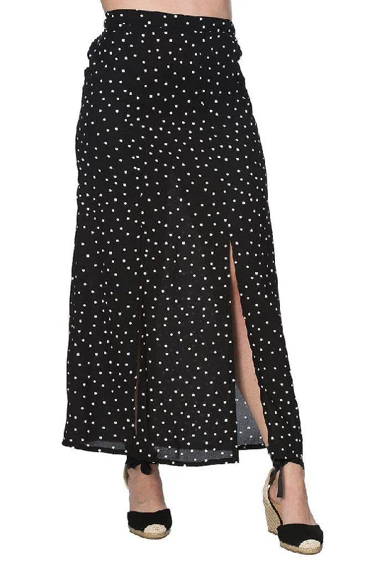 The Polly Polka Skirt denim skirt casual