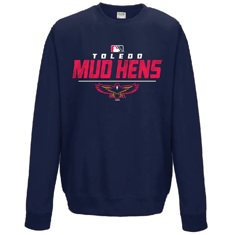 Toledo Mud Hens Real Hen Office Crewneck Sweatshirt Hoodie with Hem Contrast Bold Stylish Toledo Mud Hens Real Hen Office Crewneck Sweatshirt Hoodie with Hem Contrast Bold Stylish