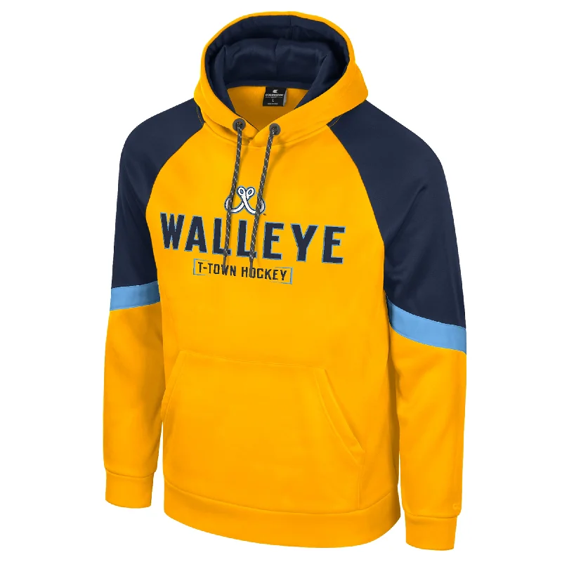 Toledo Walleye Prewitt Hoodie Hoodie with Back Slit Movement Comfort