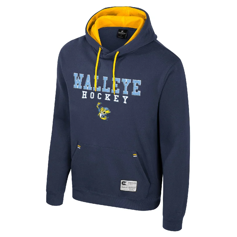 Toledo Walleye Zion Hooded Sweatshirt Hoodie with Embroidery Detailed Premium