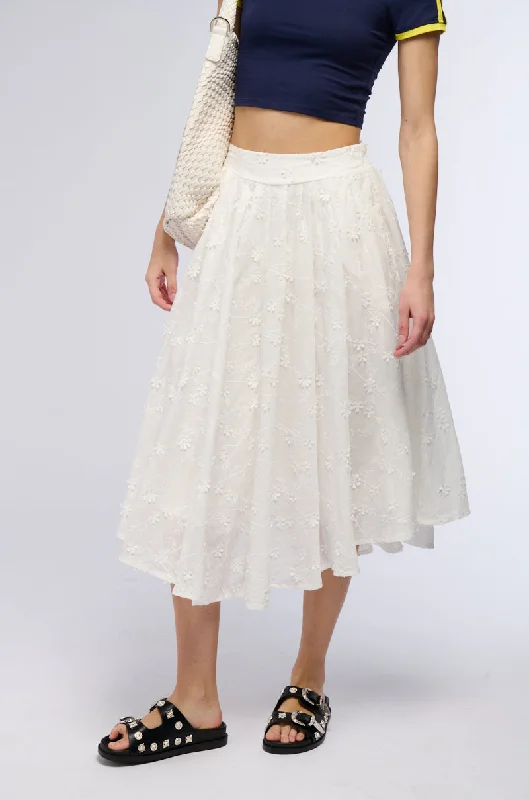 TOO EASY FLOWY MIDI SKIRT midi skirt versatile