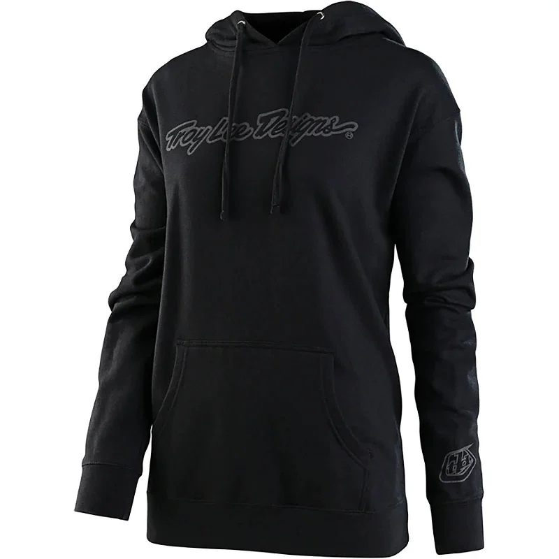 Troy Lee Designs Signature Women's Hoody Pullover Sweatshirts Hoodie with Batwing Sleeves Loose Dramatic Troy Lee Designs Signature Women's Hoody Pullover Sweatshirts Hoodie with Batwing Sleeves Loose Dramatic