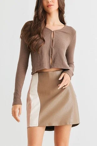 Nutmeg Skirt cashmere skirt fine