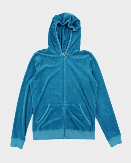 Y2k 00s Juicy Couture Hoodie - XL Hoodie with Drawcord Adjustable Secure
