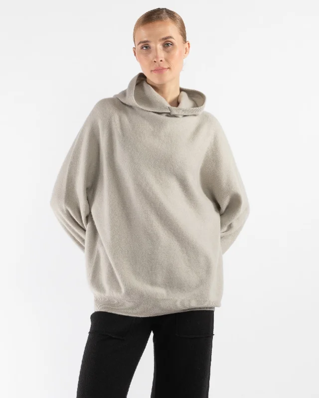 Hooded Sweater Toggled Drawstring Belted