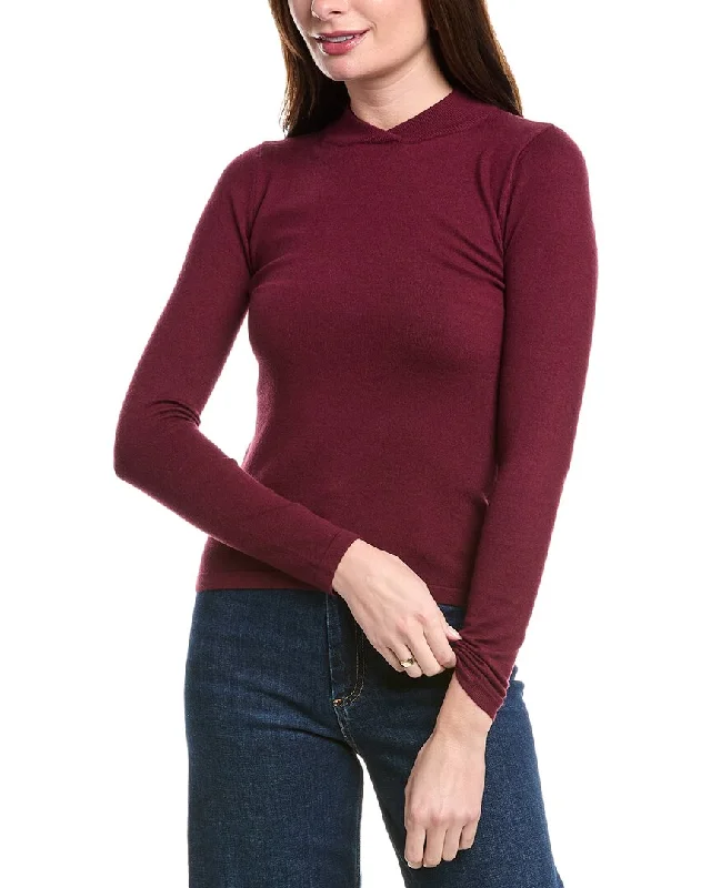 POINT Mandarin Neck Sweater Lightweight Heavyweight Midweight